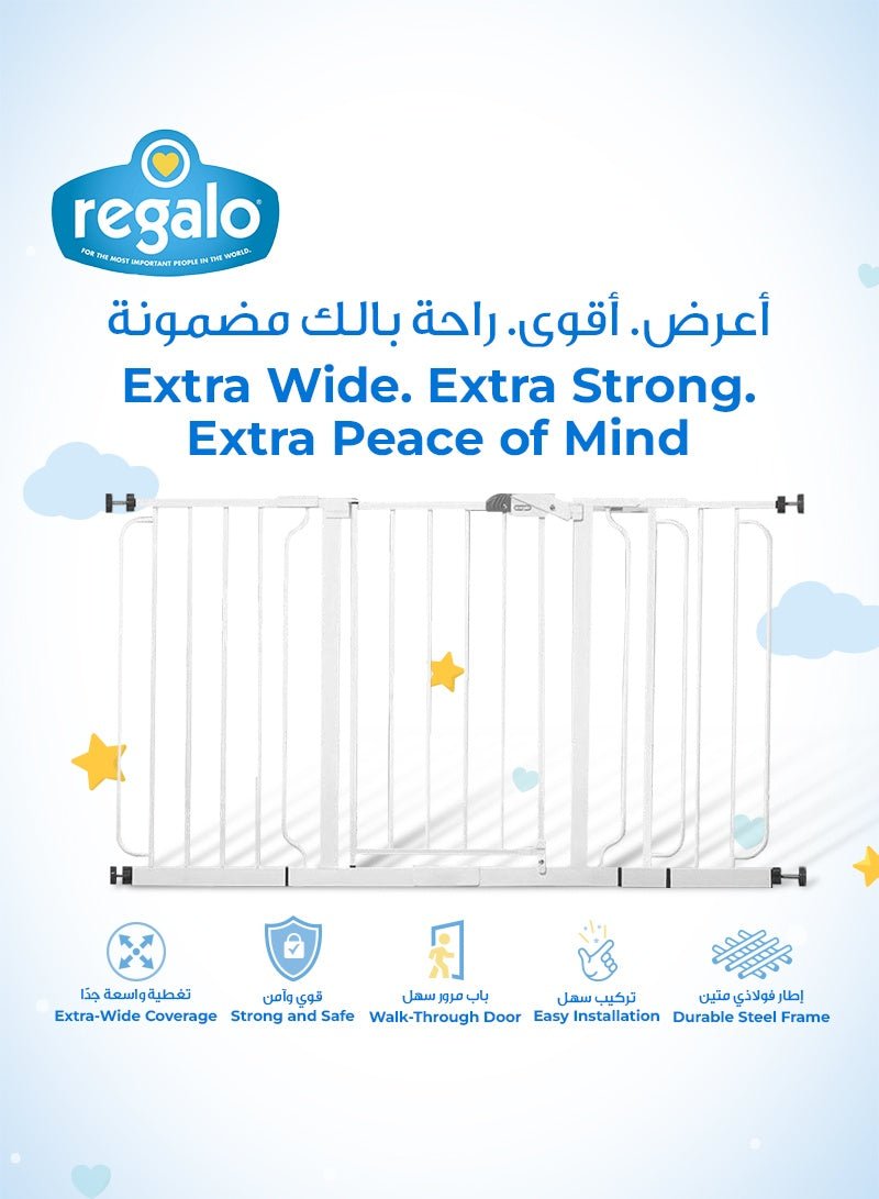 Regalo - Plastic Expandable Baby Gate - Marah Kids