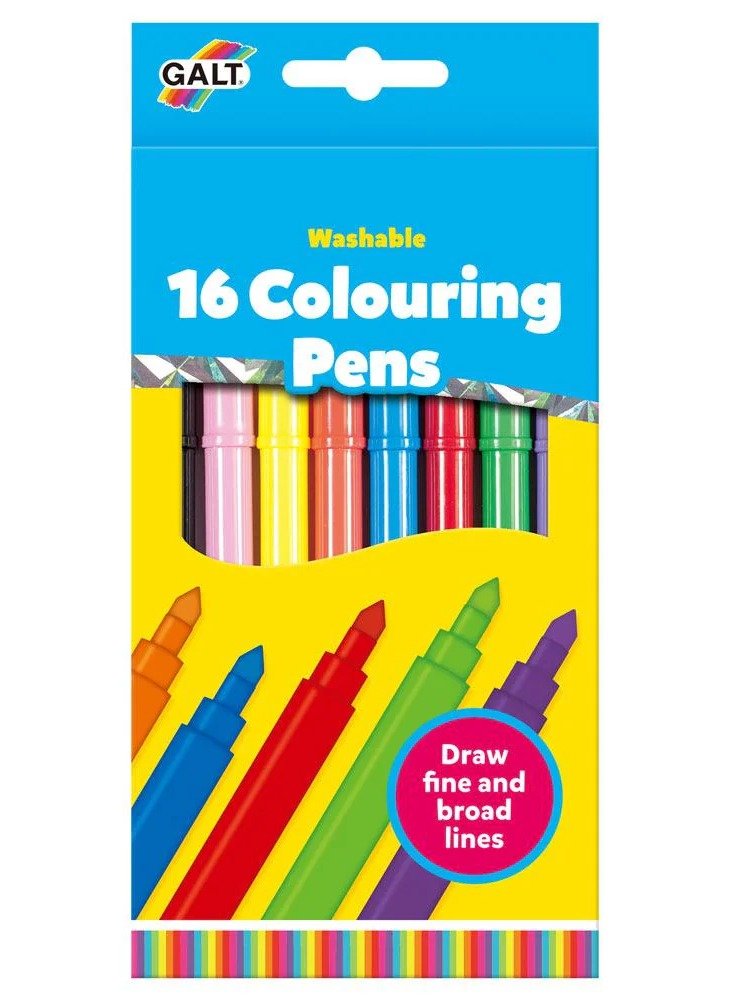 16 Colouring Pens Set - Marah Kids