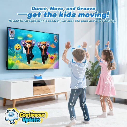 Kinhank MotionX Active Motion Game Console – 39 Motion Games, Plug & Play Family Fun - Marah Kids