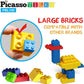 Picasso Magnetic Building Blocks 100 - pieces - Marah Kids