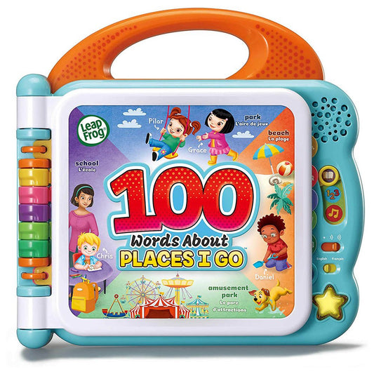 Leapfrog 100 Words About Place I Go (Bilingual: Uk+Fr) - Marah Kids