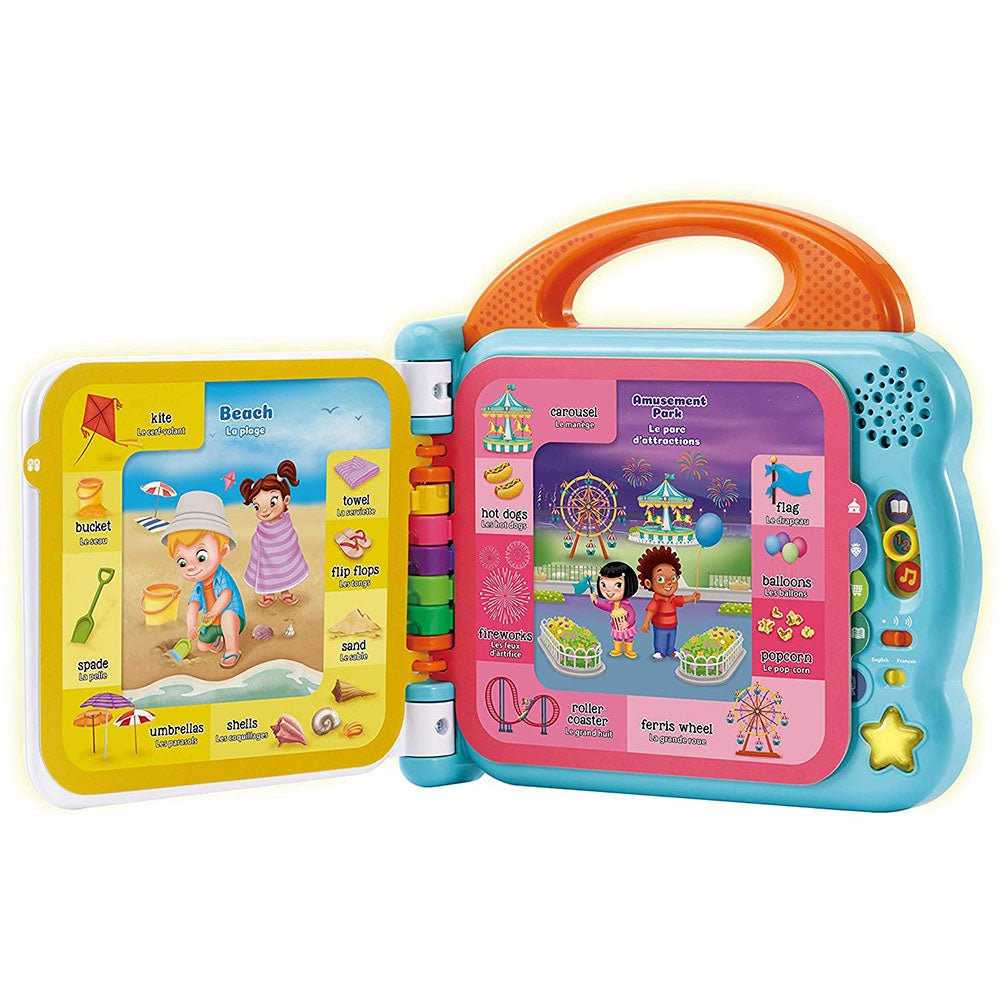 Leapfrog 100 Words About Place I Go (Bilingual: Uk+Fr) - Marah Kids