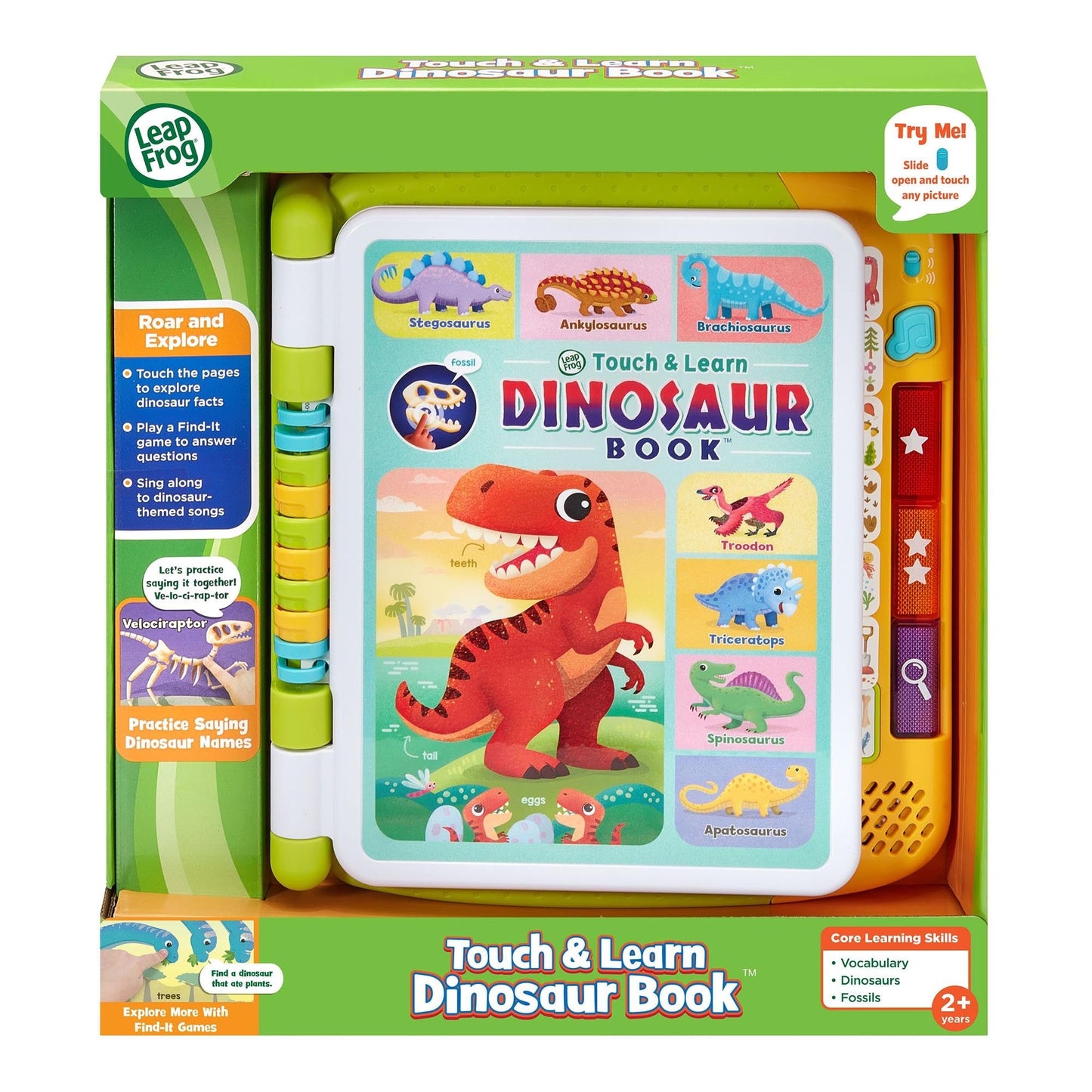 Leapfrog Touch & Learn Dinosaur Book (Lfuk) (Arab) - Marah Kids