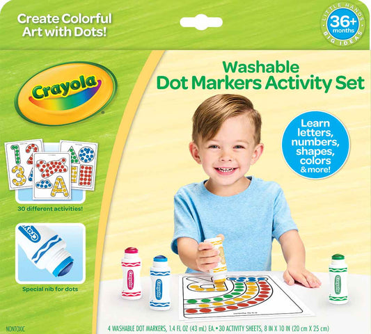 Crayola Washable Dot Markers Activity Set - Marah Kids