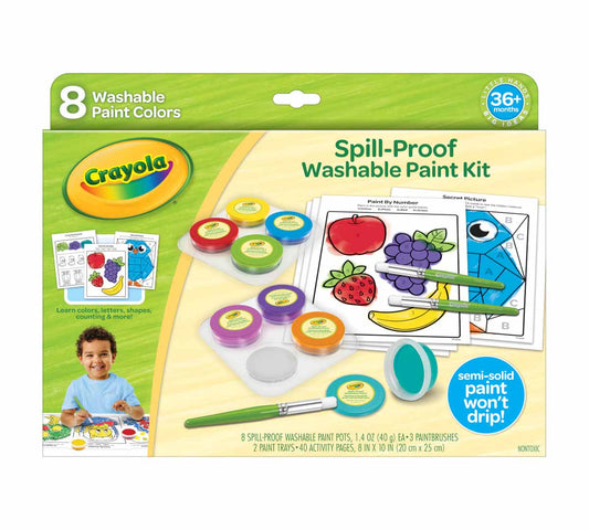 Crayola Spill - Proof Paint Activity Kit - Marah Kids
