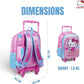 SANRIO HELLO KITTY WELCOM SPRING 3IN1 TROLLEY BOX SET 16" - Marah Kids