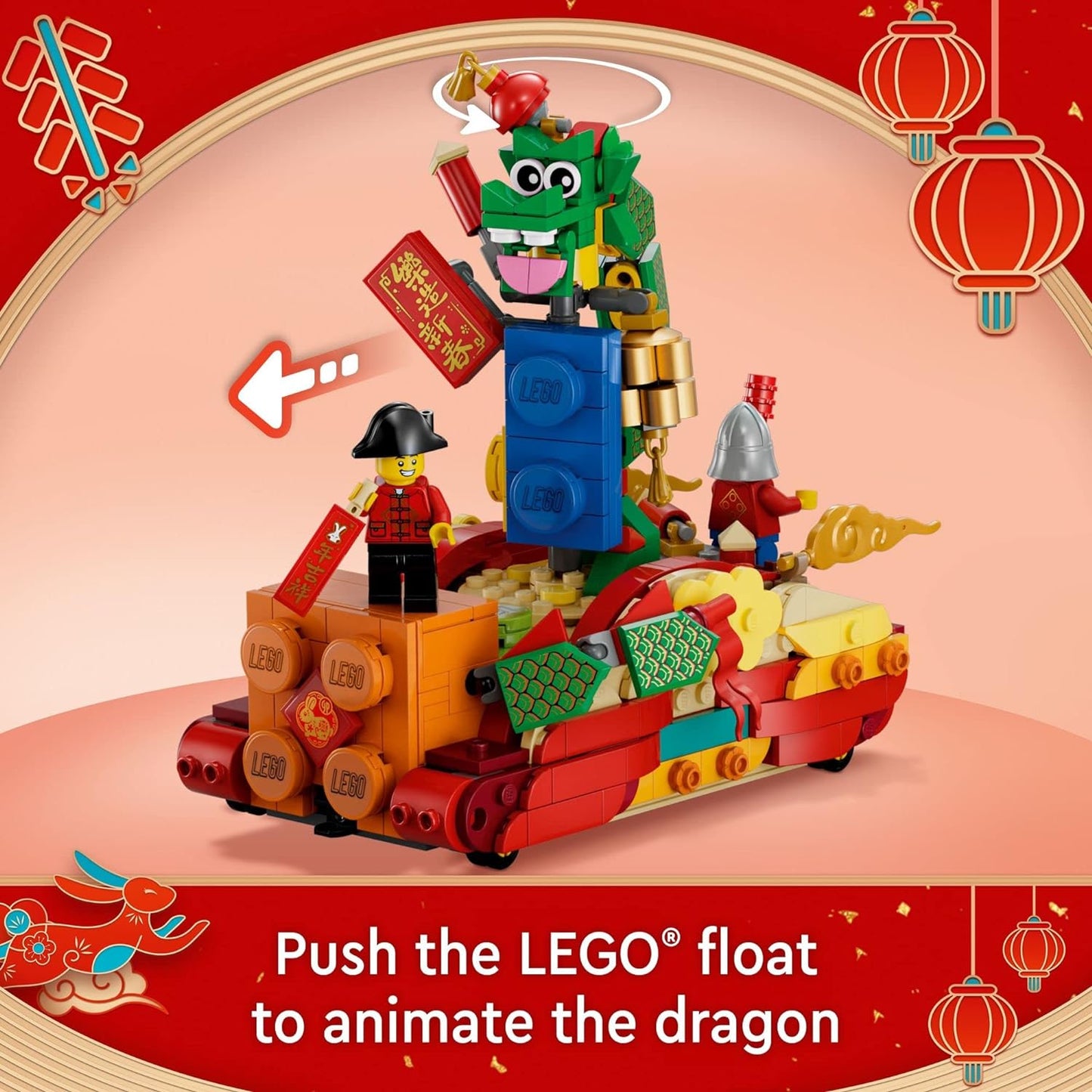 LEGO Chinese Festivals Lunar New Year Parade building set 80111 (1653 Pieces)