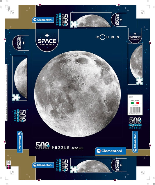 CLEMEM PUZZLE MOON SPACE COLLECTN 500PCS - Marah Kids