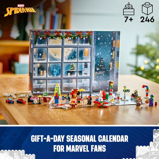 LEGO Marvel Spider - Man Advent Calendar 2024 for Kids - Christmas Advent 76293 - Marah Kids