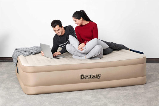 BESTWAY Airbed Queen B.I Ac Pump 203X152X46
