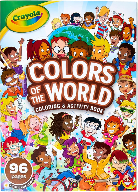 Crayola Colors of the World Coloring Book, 96 Pages - Marah Kids