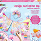 Avenir Unicorn Dress Up Fun Set – Fantastic Unicorn | DIY Costume with Pre - Printed Wings, Markers, Felt, Plastic Needle, & Headband - Spark the Imagination | 3+ Years - Marah Kids
