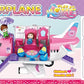 Power Joy Playhome Airplane Playset With 2 Dolls - Marah Kids