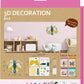 Avenir 3D Decoration - Bird Kit | Turn Your Wall into a Zoo! Create 3D Decorations with Pre - Cut Cardboard Puzzle Pieces | Thoughtful and Creative Gift Option for Kids 3+ - Marah Kids