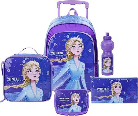 DISNEY FROZEN WINTER WONDERS 5IN1 TROLLEY SET 16" - Marah Kids