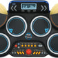 Vtech - KIDI DJ DRUMS Light up kit with Bluetooth® and Audio Port - Multicolour | Kidi drum create your own music | Suitable for ages 5 + up - Marah Kids
