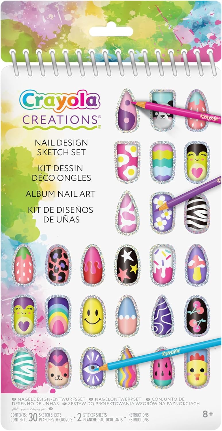 Crayola Nail Design Creative Portfolio Set - Marah Kids