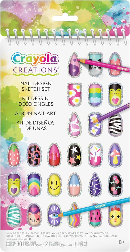 Crayola Nail Design Creative Portfolio Set - Marah Kids