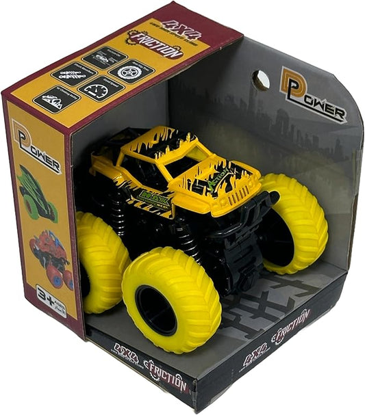 D - Power - Friction Military Stunt Car - Camo Brown | Stunt Cars, No Batteries, Perfect Gift for Kids | 3+ - Marah Kids