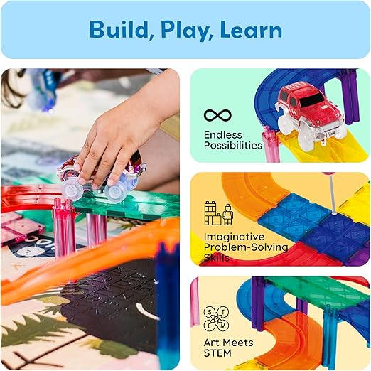 PICASSO MAGNETIC RACE TRACK 30PCS - Marah Kids