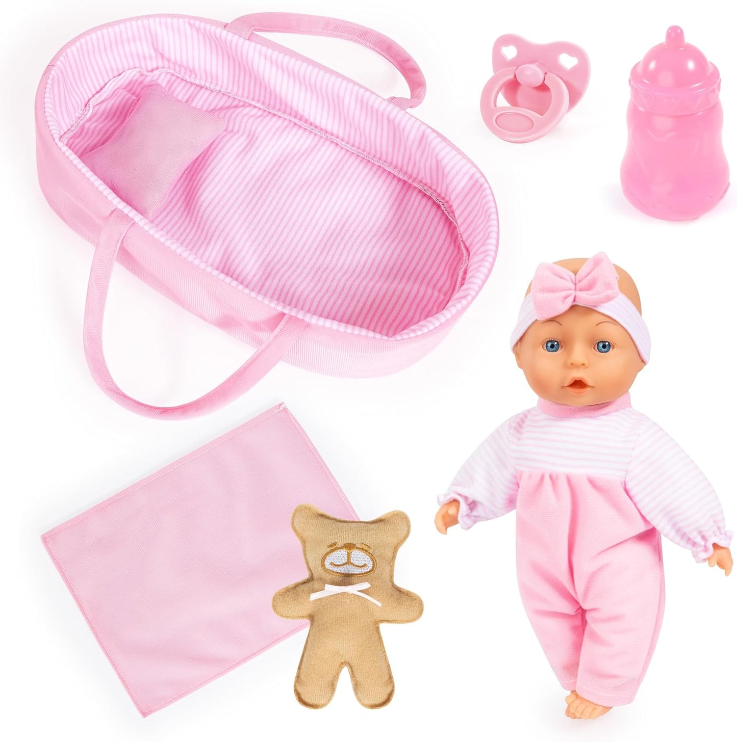 Bayer Baby Doll Basket 28Cm - Marah Kids