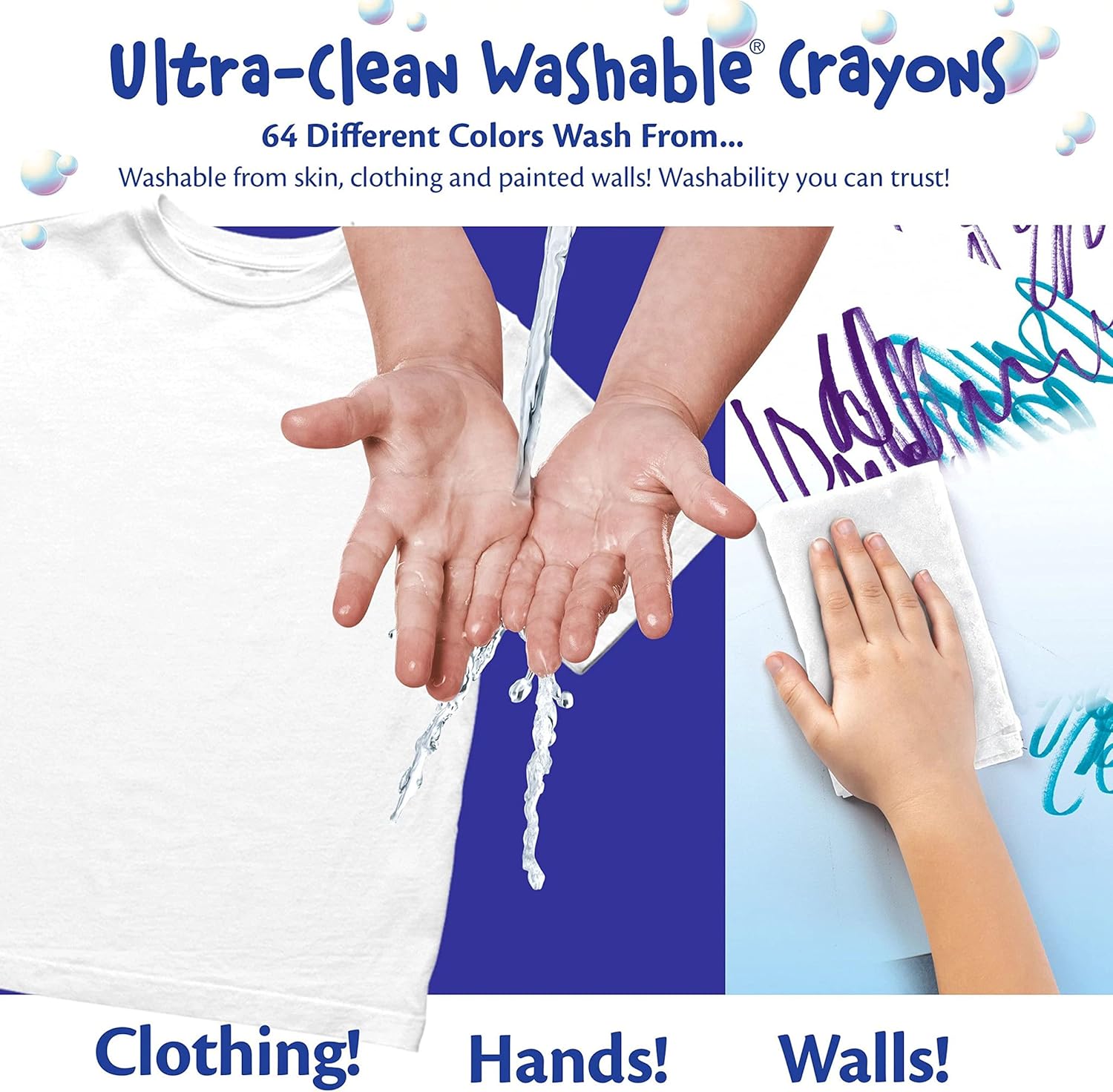 Crayola 16 Ct. Ultra - Clean Washable Large Crayons - Marah Kids