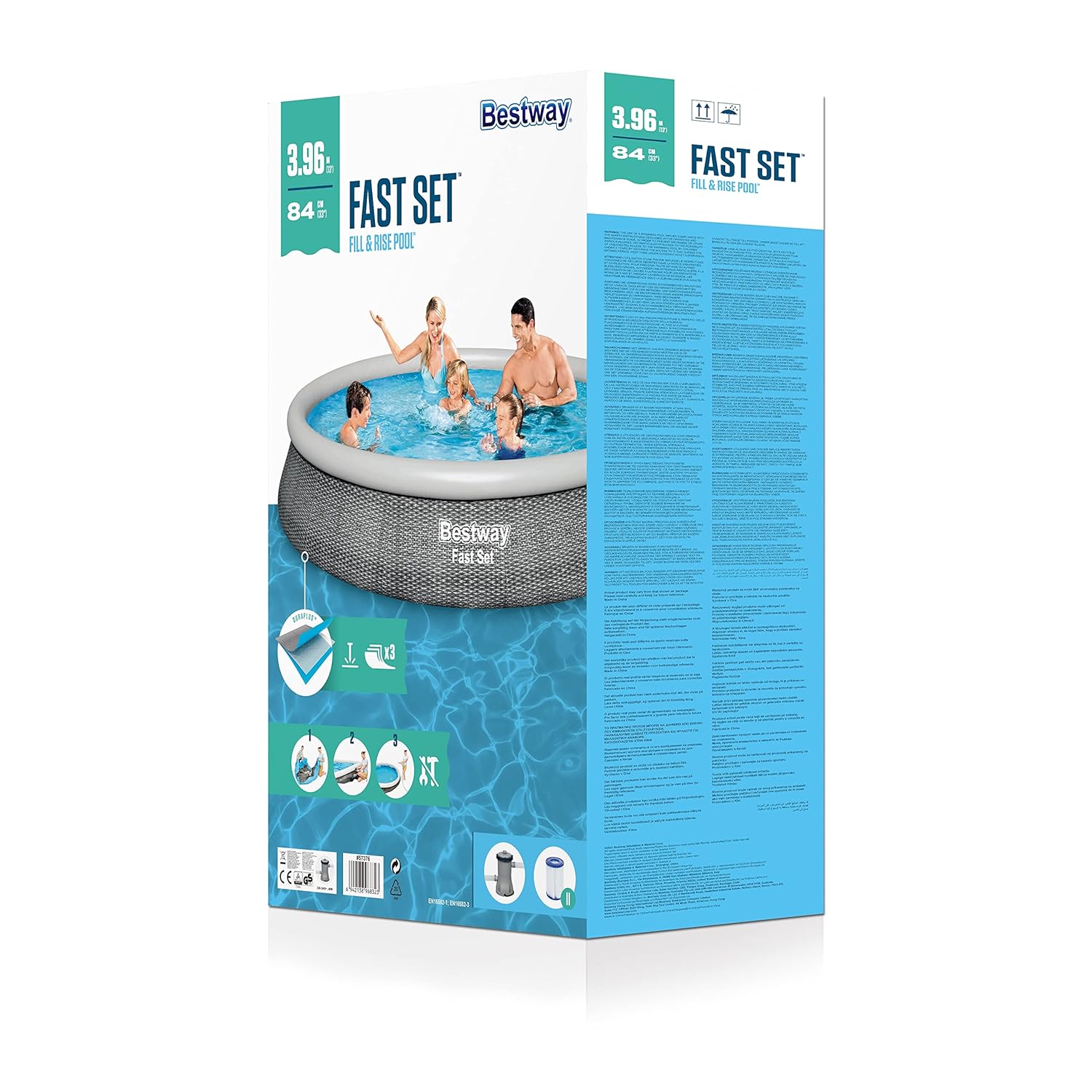 BWAGP BESTWAY FAST POOL SET 396X84CM - Marah Kids