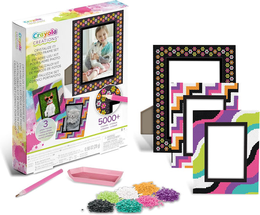 Crayola - Creations Crystalize It Set | Design and Decorate Accessories, Clothes, and Stationery - Includes Tools for Creative Projects - Craft Up to 30 Projects with Over 12,000 Pieces | Decorate Stickers, Bracelets, Journals, 8+ - Marah Kids