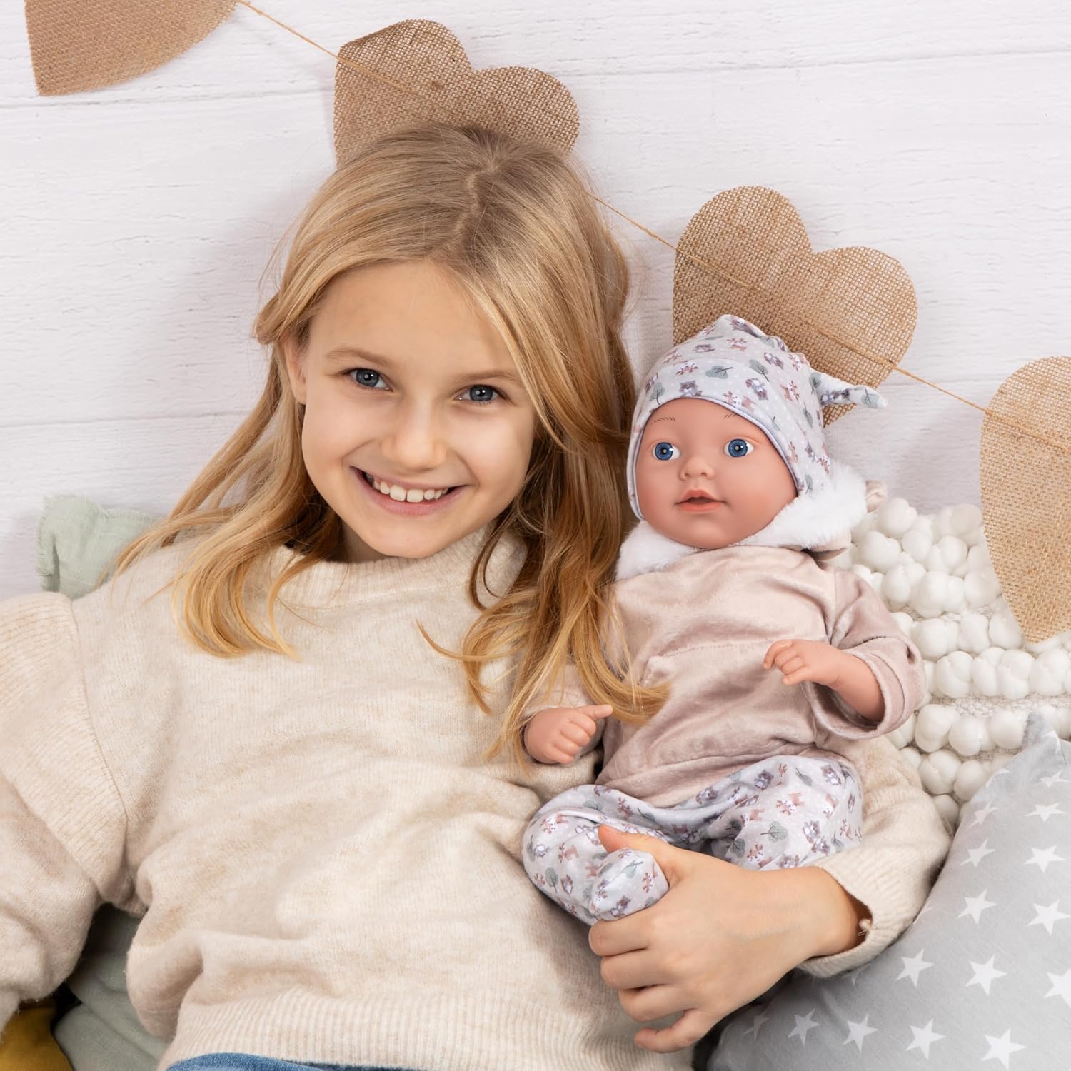 Bayer 38Cm Reborn Baby Doll - Marah Kids