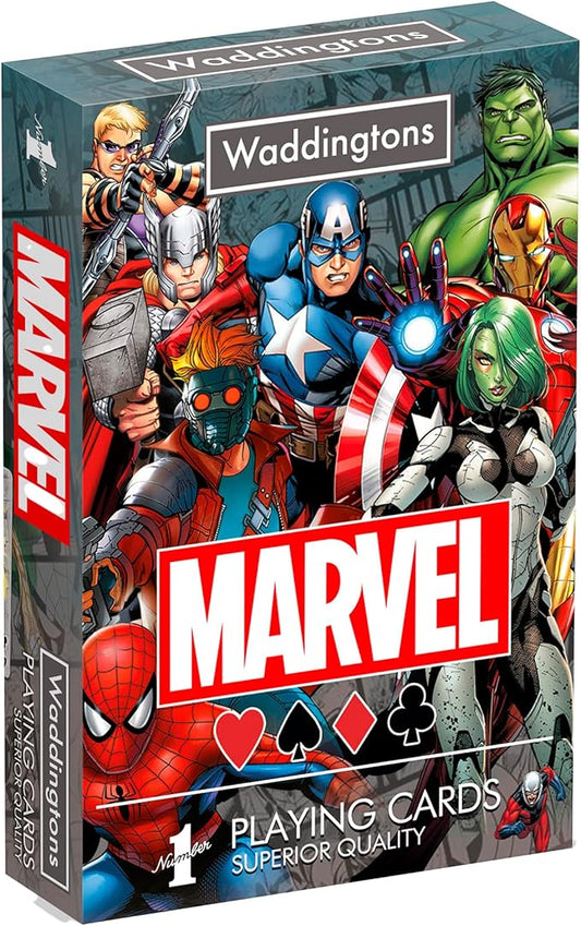 WADDI. PLAYING CARDS 54 MARVEL - Marah Kids