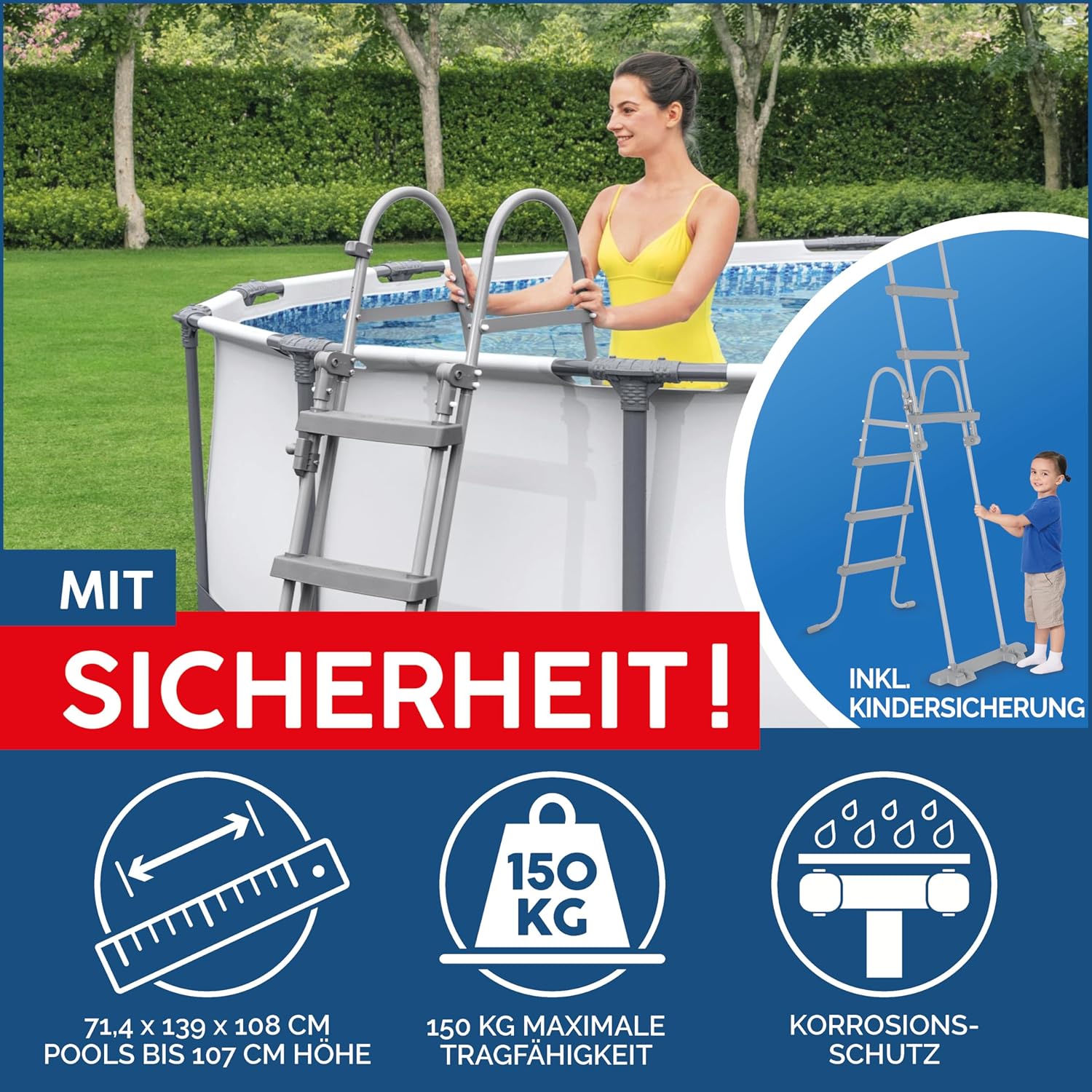BWAGP BESTWAY POOLSET STEELPRO MAX 427X107 - Marah Kids