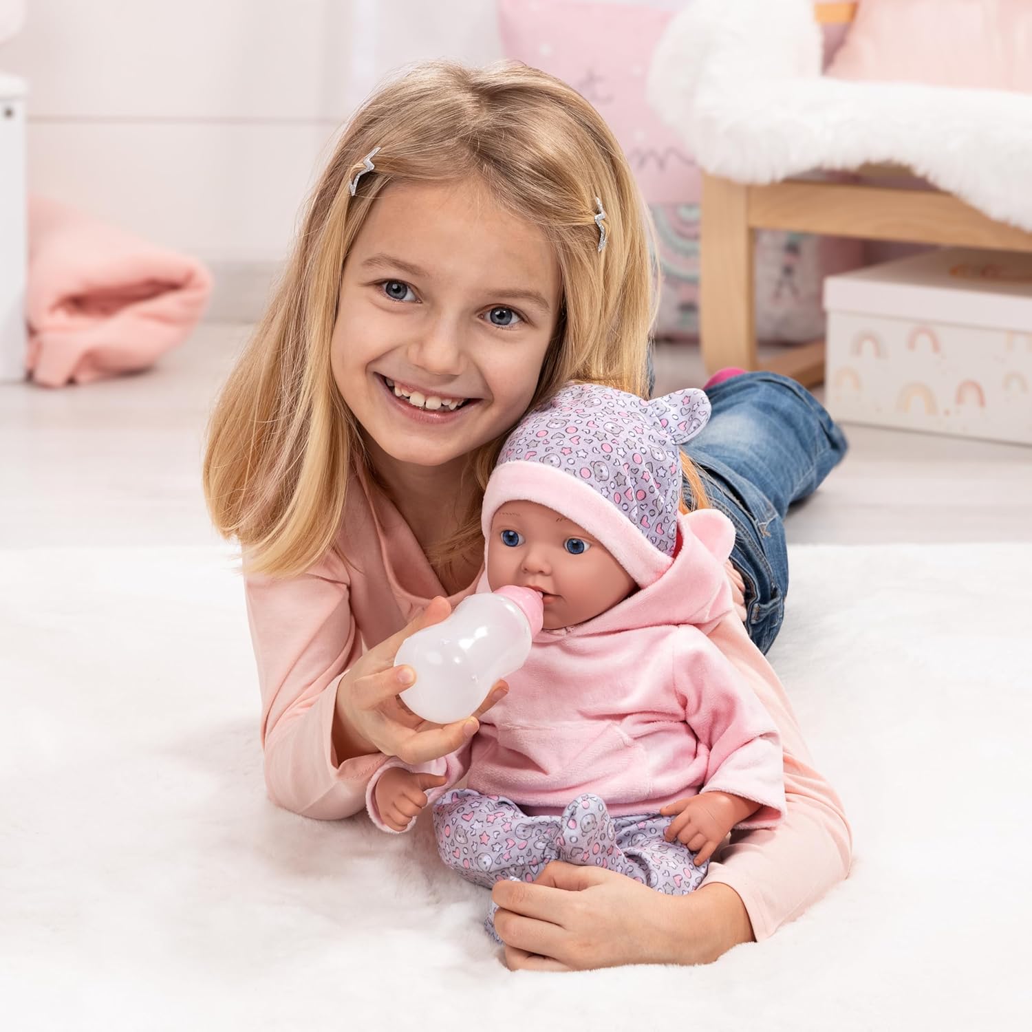 Bayer 38Cm Reborn Baby Doll - Marah Kids
