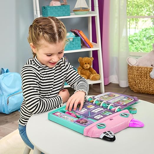 VTech Gabby’s Dollhouse Cat - a - Vator Discovery Book with Lights, Music & Learning (Ages 3+) - Marah Kids