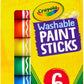 Crayola Washable Paint Sticks, Kids Paint Set, 6 Count - Marah Kids