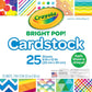 Crayola - 25 ct. Bright Pop! Cardstock - Marah Kids