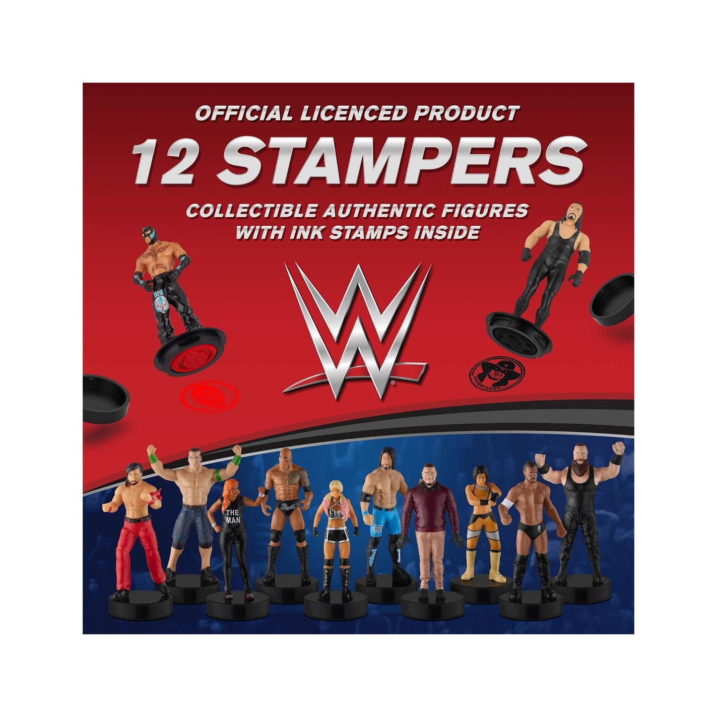 WWE Stampers 12 Pcs Deluxe Pack (S1)