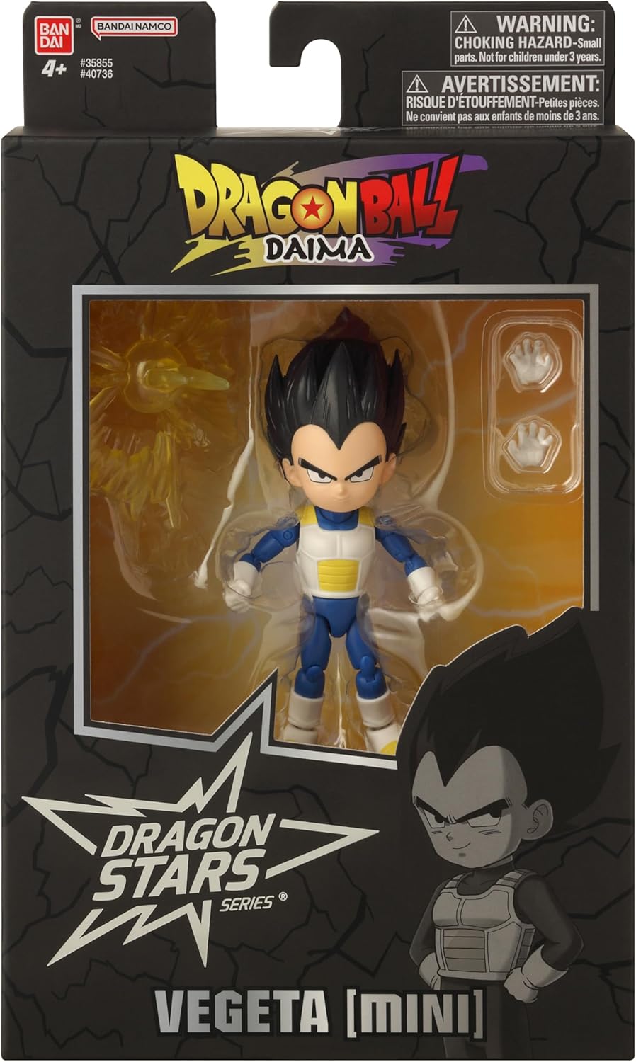 Bandai Dragonball Stars Daima Vegeta Mini 5"