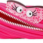 ZIPIT - Talking Monstar Pencil Case for Kids, Cute Pen Pouch Holds Up to 30 Pens, Made of One Long Zipper! (Dazzling Pink) - Marah Kids