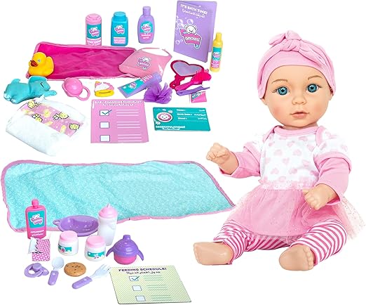BABY AMOURA LOVE & FEED DOLL 15IN - Marah Kids