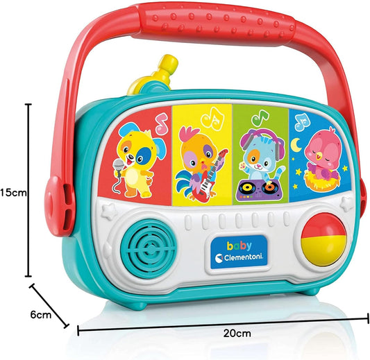 CLEMENTONI Baby My First Radio, Battery Operated - Marah Kids