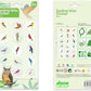 Avenir - Sealing Wax Stickers 10 pack - BIRD Multicolour | fabulous sealing wax stickers showcasing a collection of space objects | Ages3+ - Marah Kids