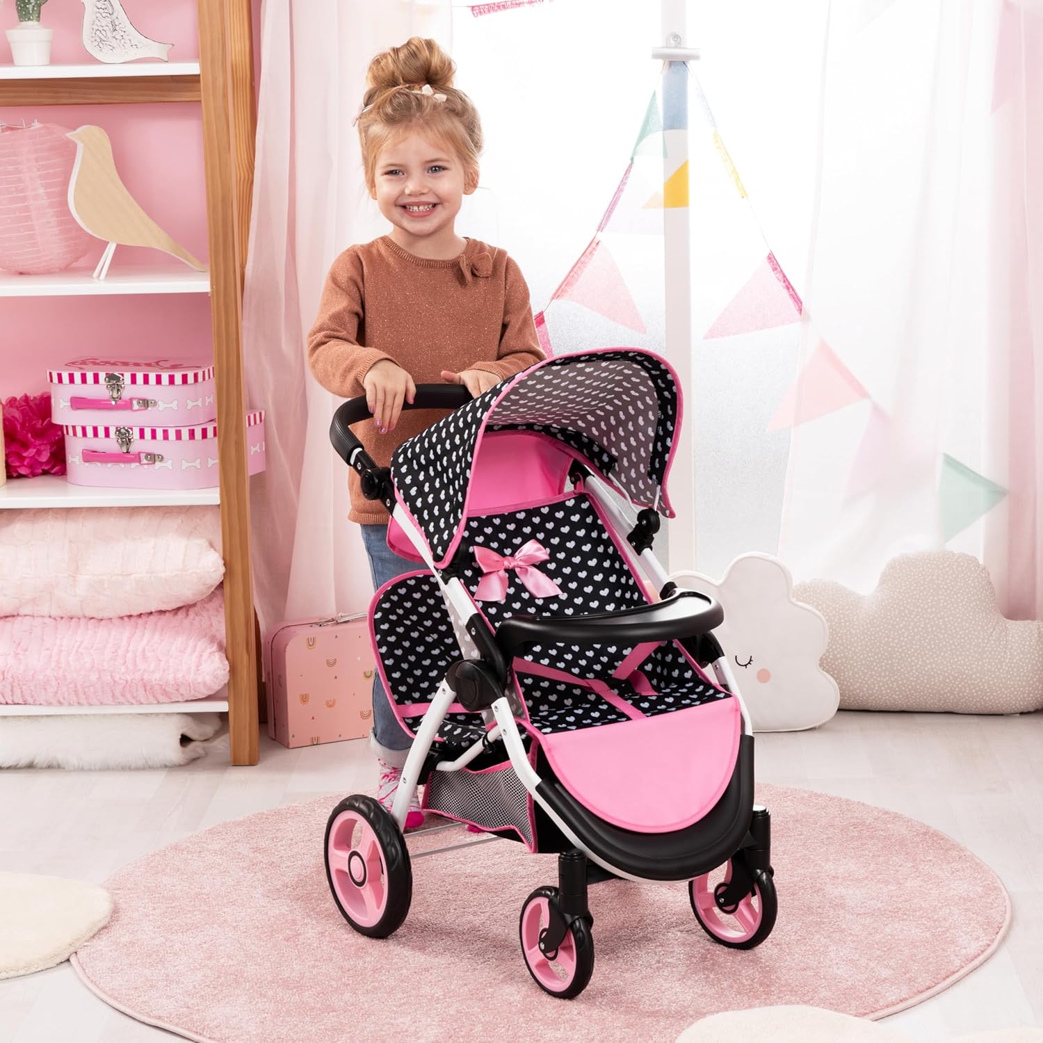BAYER New Twin Pram W/ Bag - Marah Kids