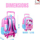 SANRIO HELLO KITTY WELCOM SPRING 5IN1 BACKPACK BOX SET 16" - Marah Kids