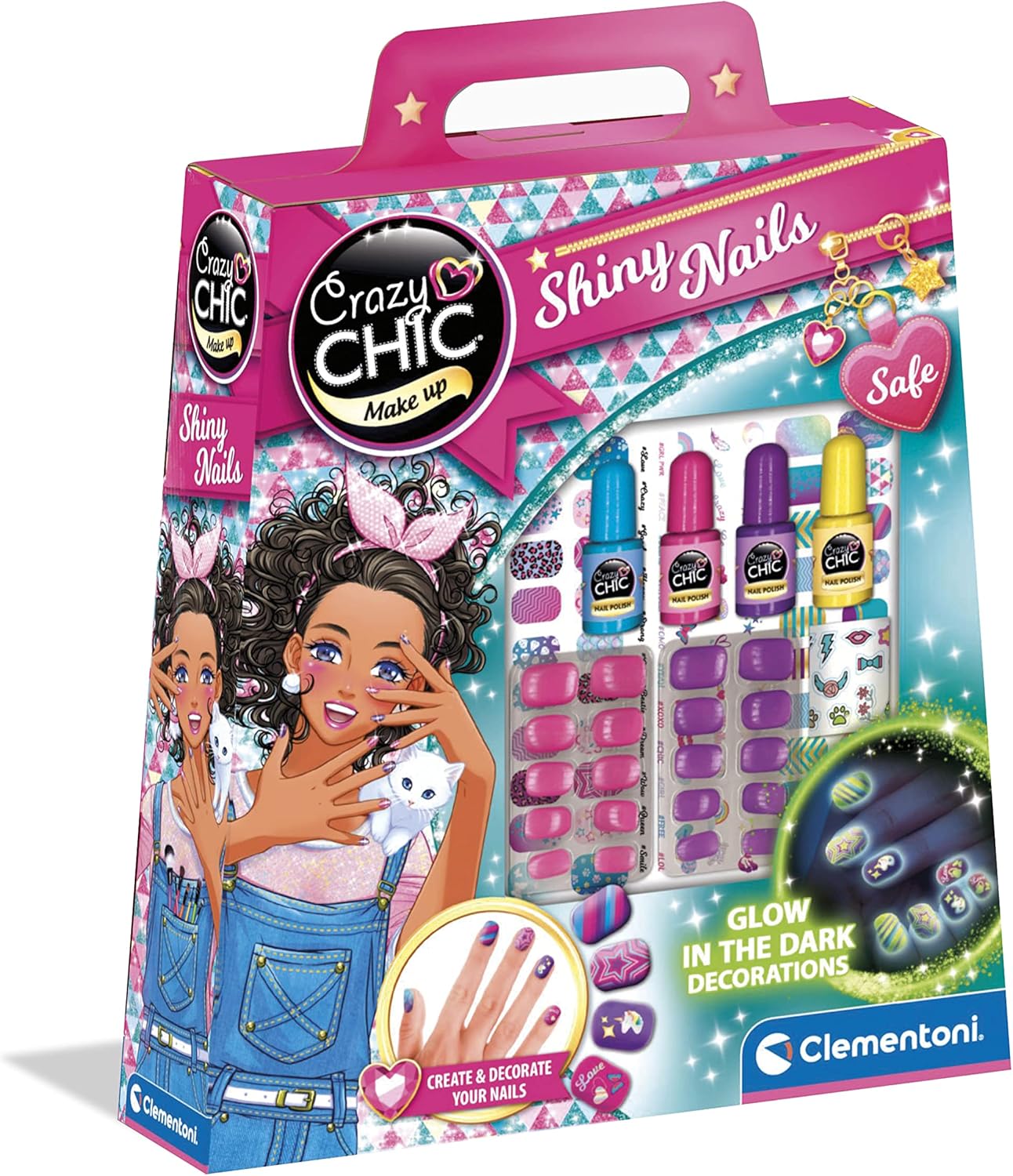 CLEMENTONI Crazychic Shiny Nails - Marah Kids