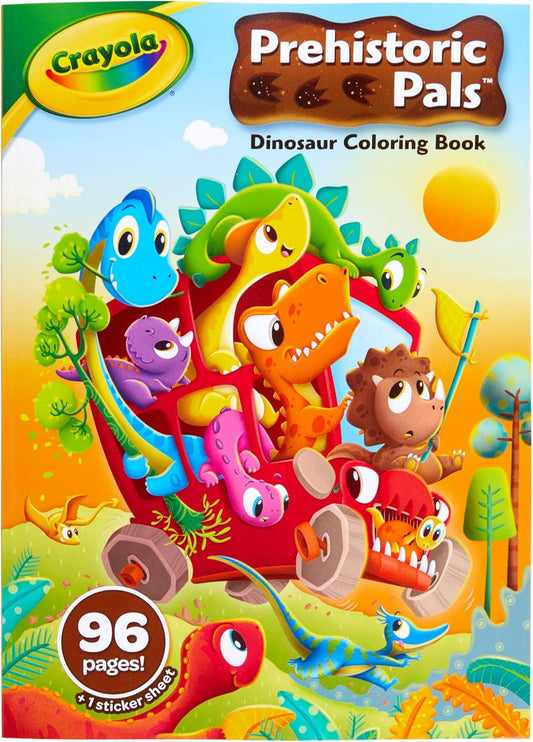 Crayola 96Pg Coloring Books - Prehistoric Pals - Marah Kids