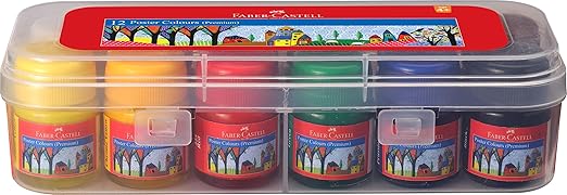 FABER-CASTELL POSTER COLORS 12X10ML