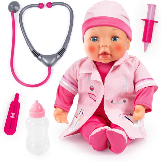 Bayer Doctor Set Doll Playset 38 Cm B/O - Marah Kids