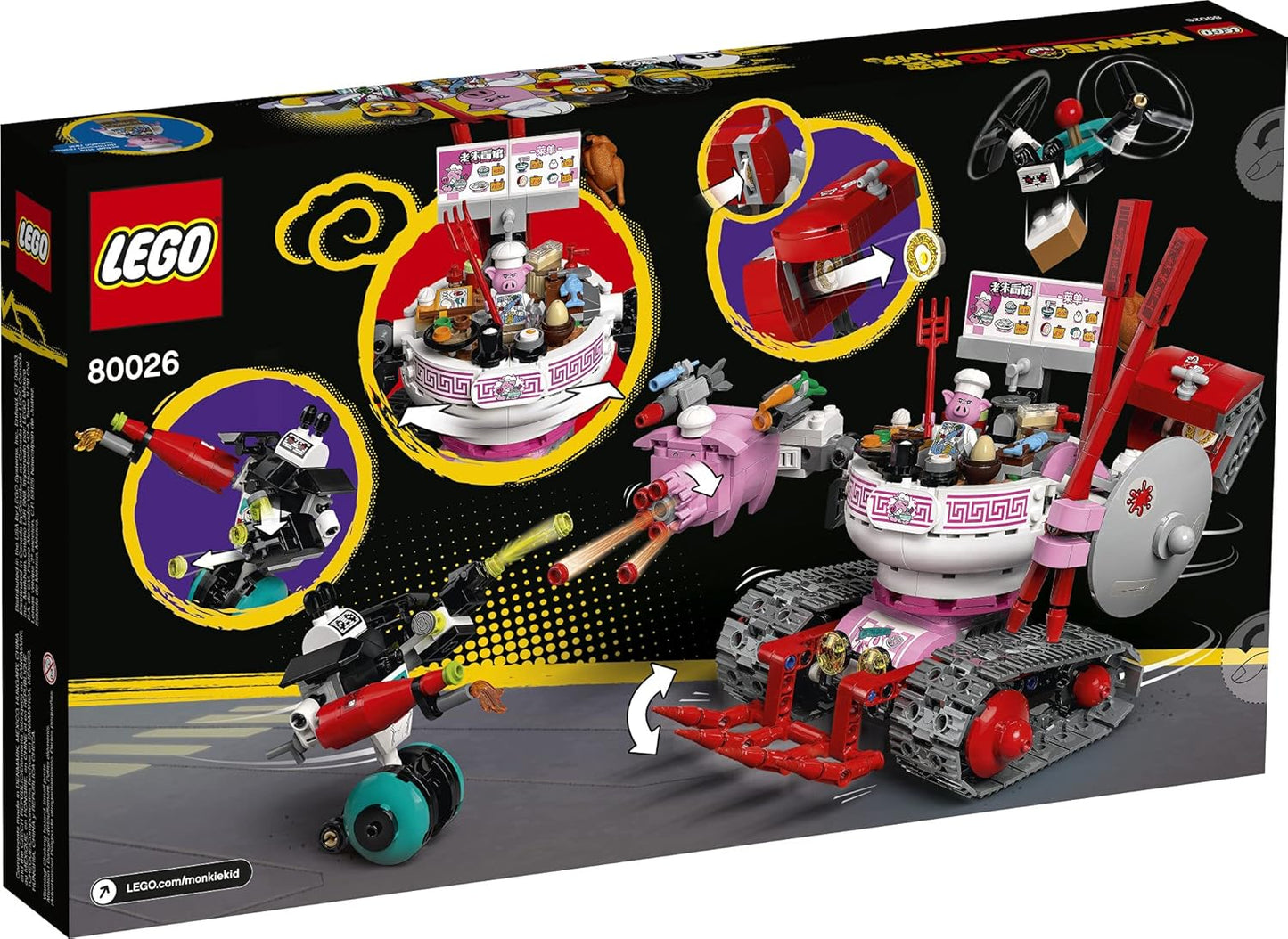 LEGO Monkie Kid Pigsy s Noodle Tank 80026