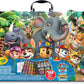 CRAYOLA - Paw Patrol Mighty Movie Painting Case, Creative Set with 128 Pieces, Felt Tip Pens, Crayons, Wax Pens, Creative Activity and Gift for Children, Ages 5 and Up - Marah Kids