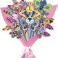 Avenir Scratch Bouquet Kit – Butterfly | Themed Fun! Create Personalized Bouquets with Scratch Sheets, Wrapping Paper, and Ribbon | Step - by - Step Instructions for Kids 3+ - Marah Kids
